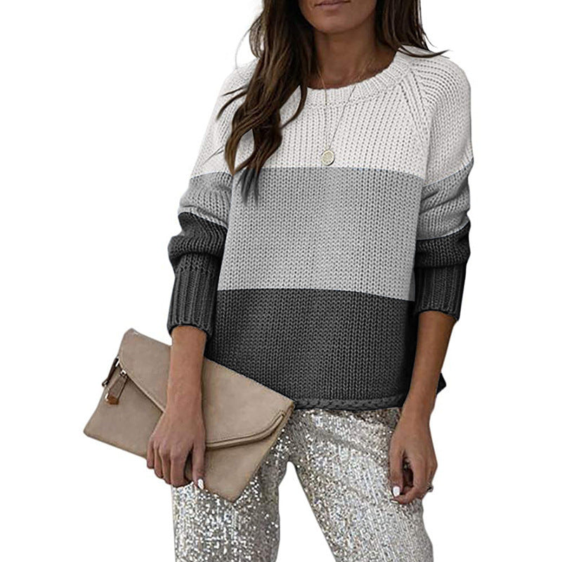 Xenia Sweater | Women's Color Block Sweater