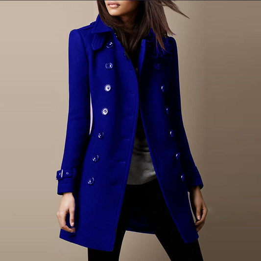 Women's Coat with Buttons | Octavia Coat