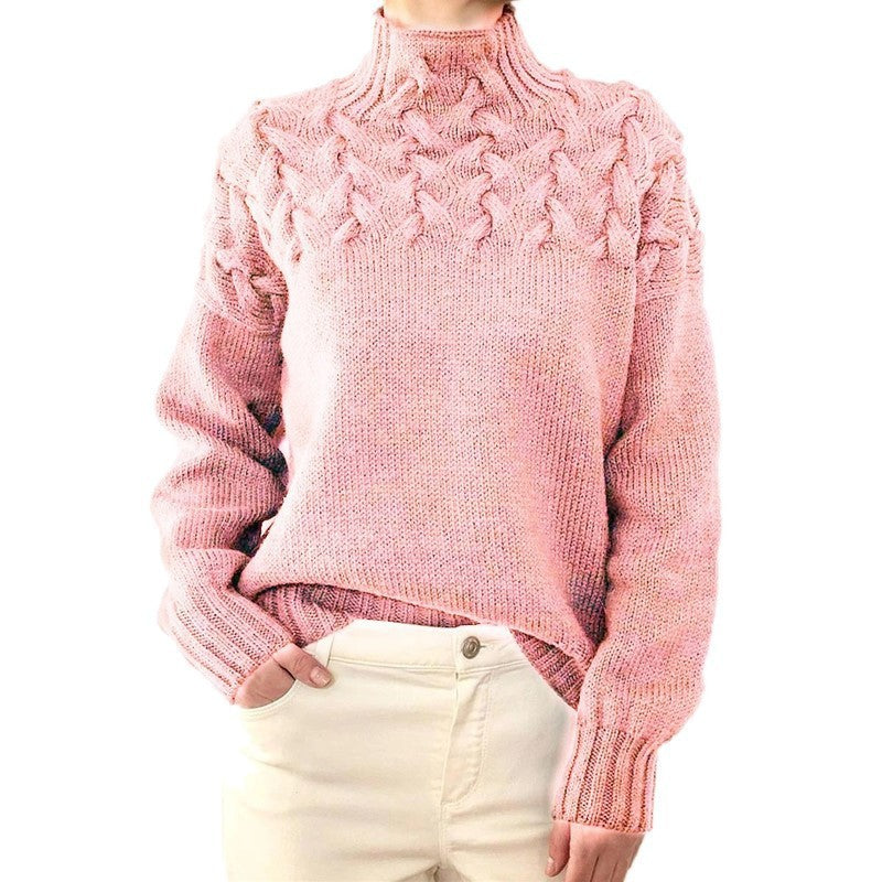 Unique turtleneck sweater for ladies