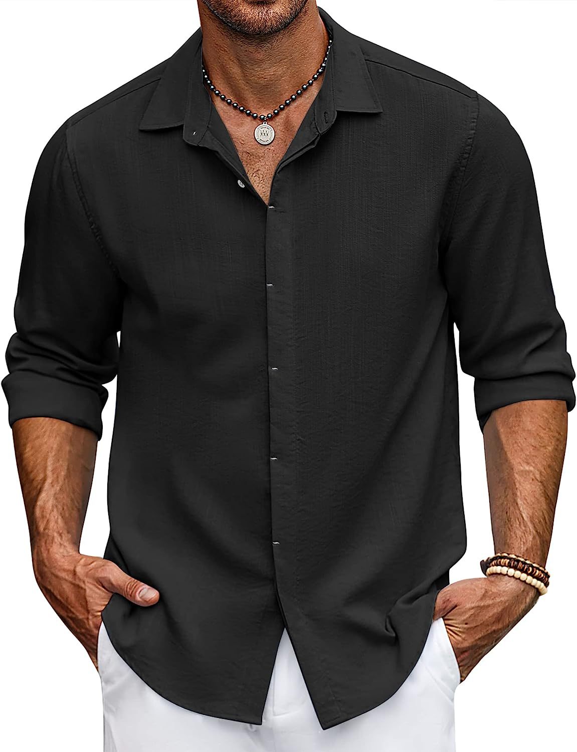 Elegant casual men's shirt for any occasion