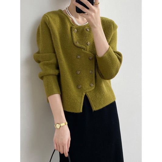 Vanessia - Elegant Sweater with Buttons for Women