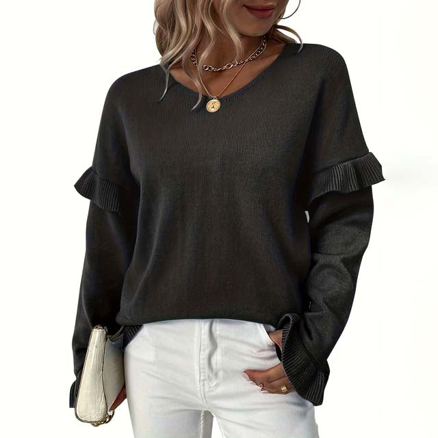 Wilsta Sweater | Women's Ruffle Sweater