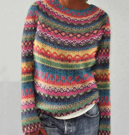 Striped ladies sweater