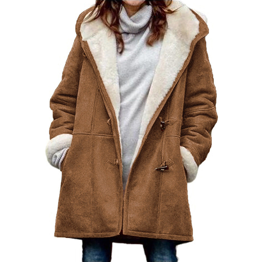 Elegant brown jacket for women