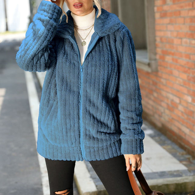 Yaraya Coat | Casual Warm Plush Coat