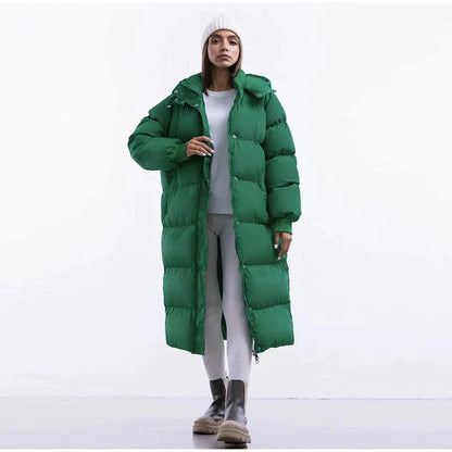 - long padded winter jacket