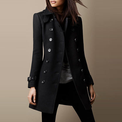 Women's Coat with Buttons | Octavia Coat