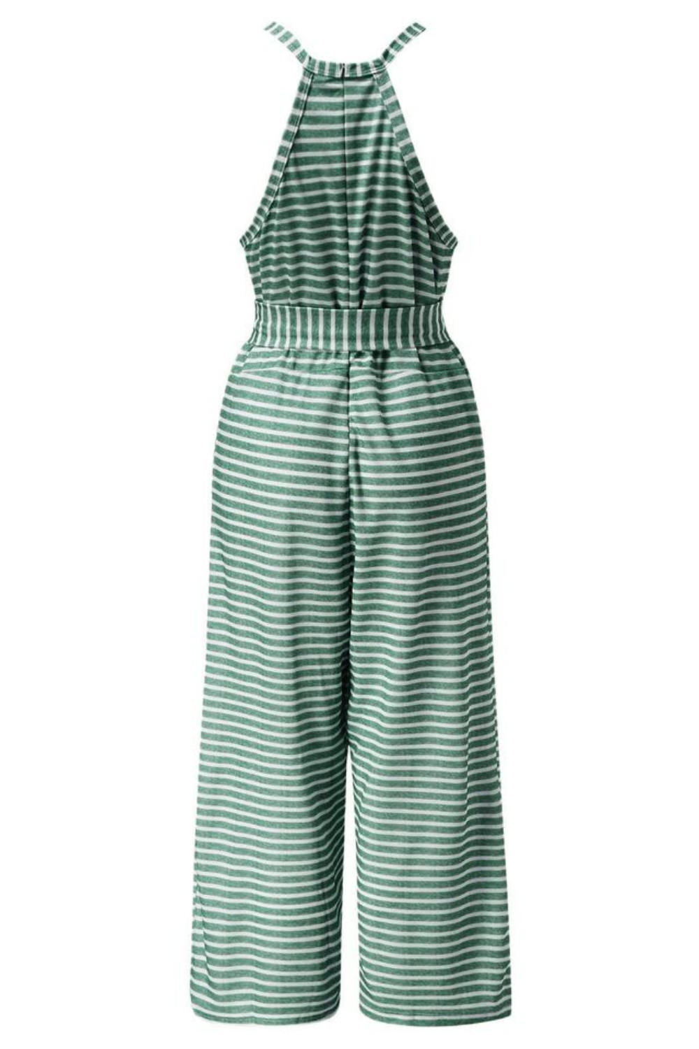 Olivia - Cotton Striped Jumpsuit