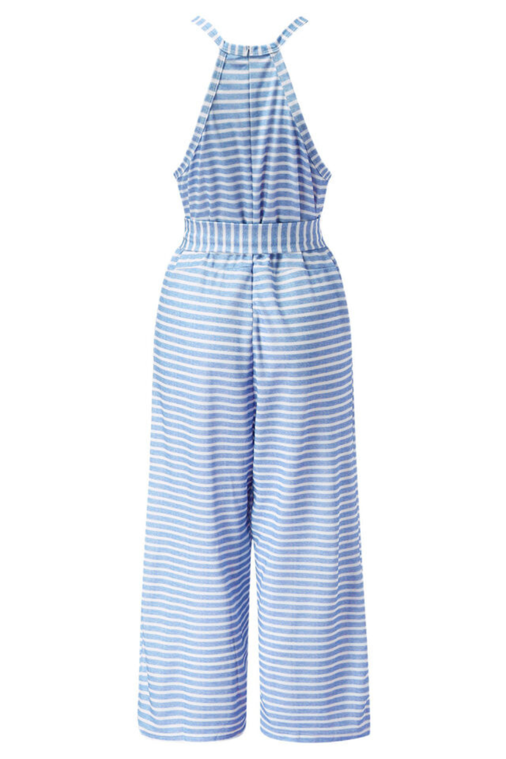 Olivia - Cotton Striped Jumpsuit