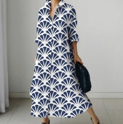 Lucille - Women's print dress