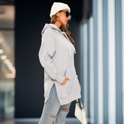 Émilie - Elegant oversized hooded dress