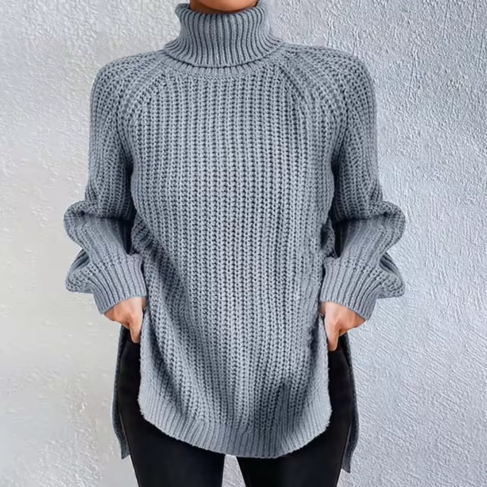 Olexa - Warm Split Sweater Dress