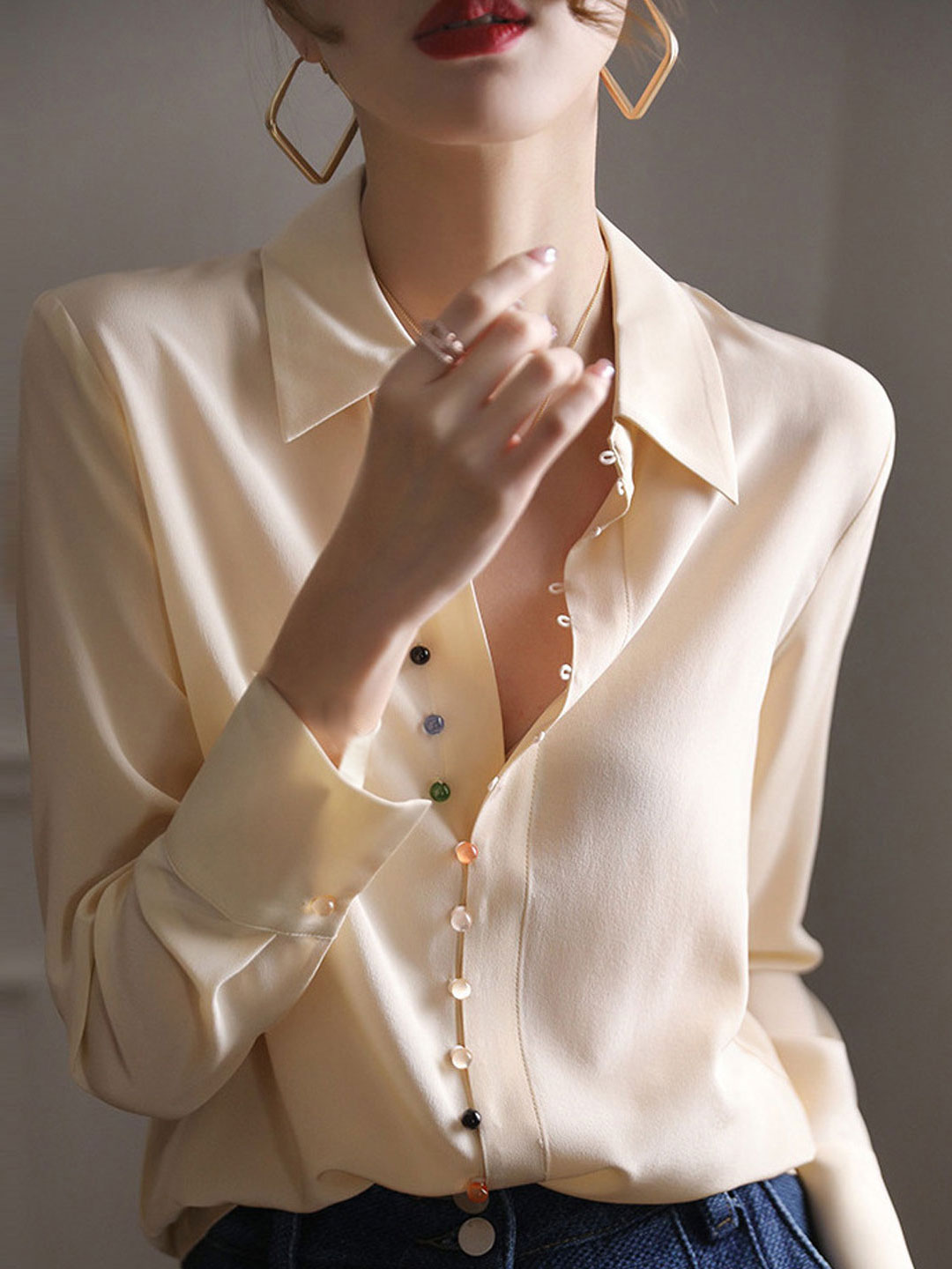 Chayenne Blouse | Vintage Long Sleeve Blouse