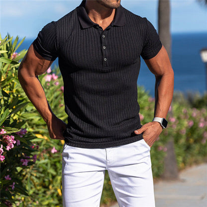 Stylish cotton polo shirt for men - timeless design