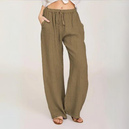 Patricia - Women's cotton trousers