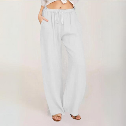 Patricia - Women's cotton trousers