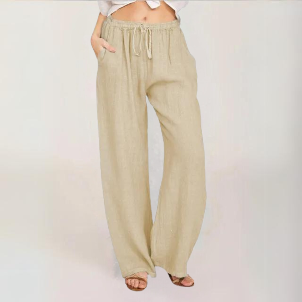 Patricia - Women's cotton trousers