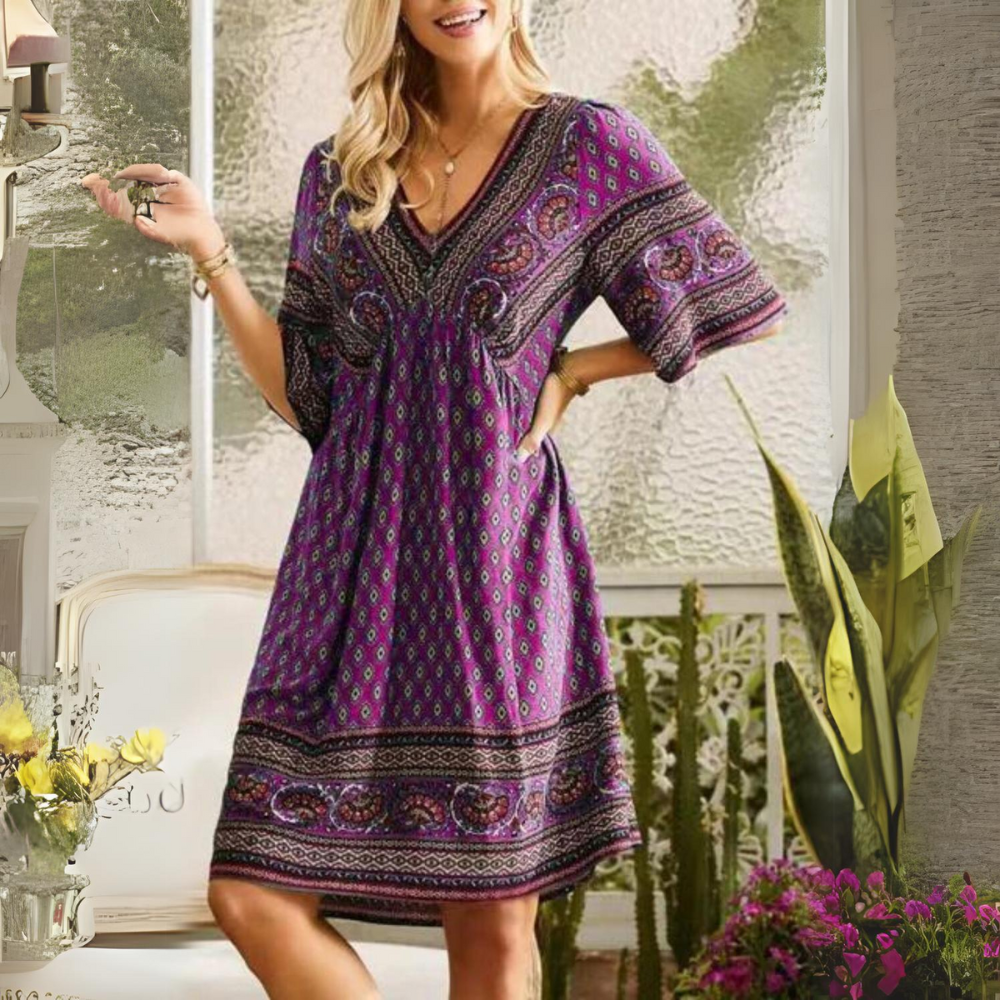 Pauline - Vintage Boho Style Dress