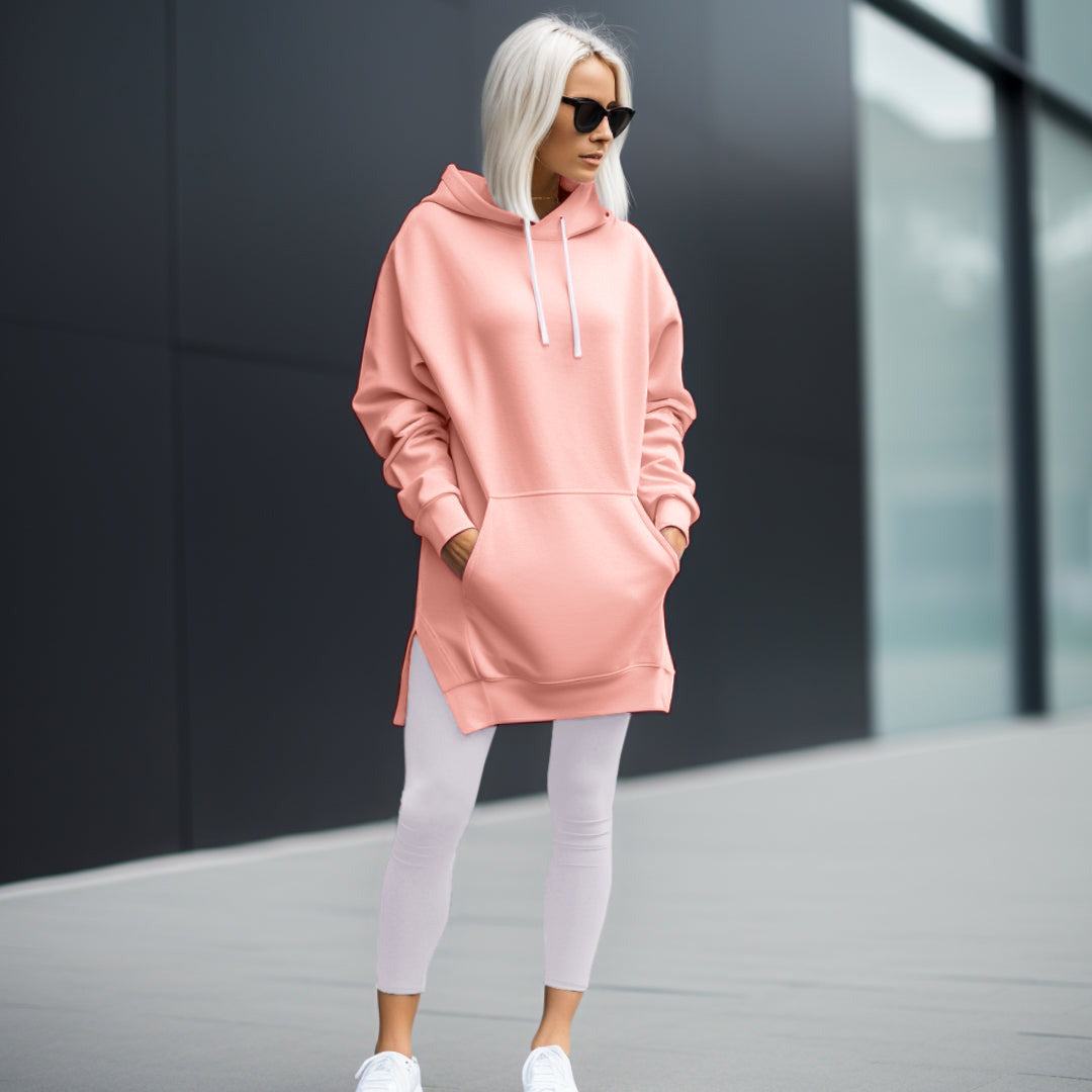 Émilie - Elegant oversized hooded dress