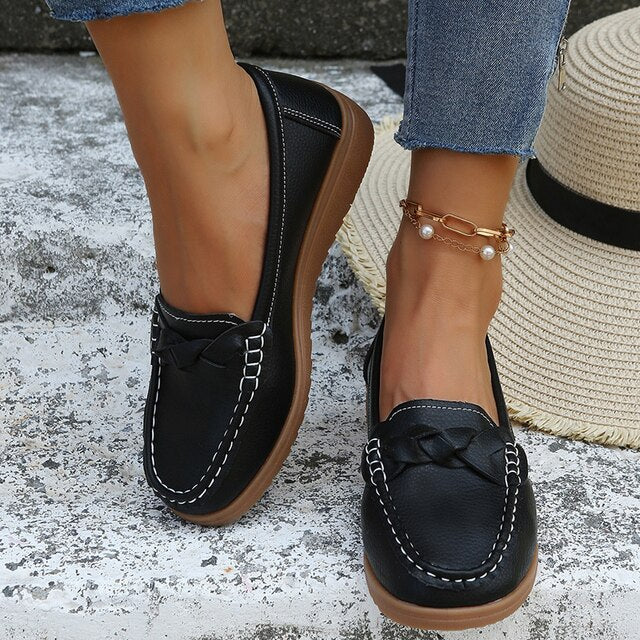 Women's Fashion Low Top Flats Loafers