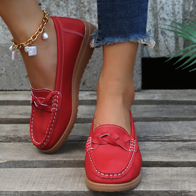 Women's Fashion Low Top Flats Loafers