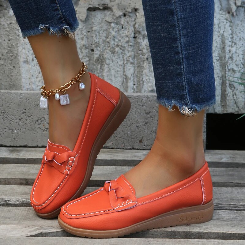 Women's Fashion Low Top Flats Loafers