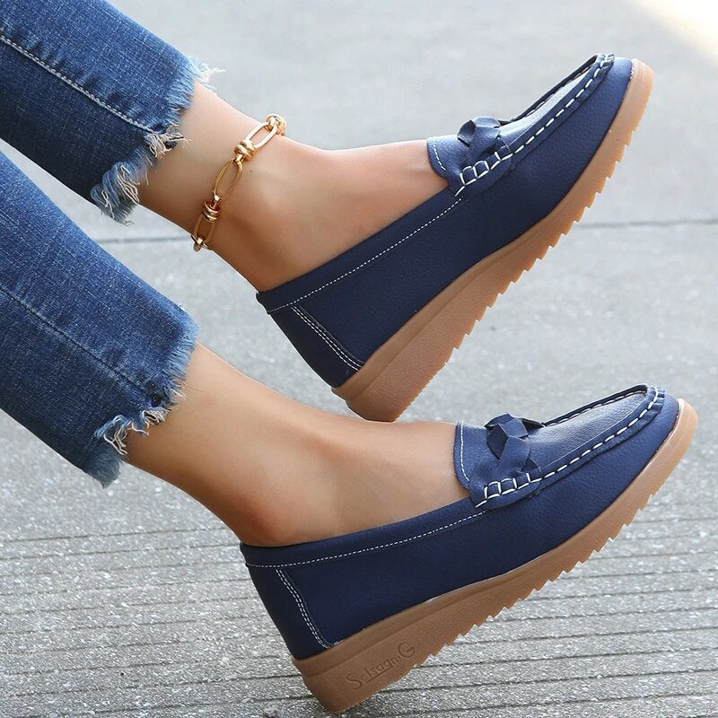 Women's Fashion Low Top Flats Loafers