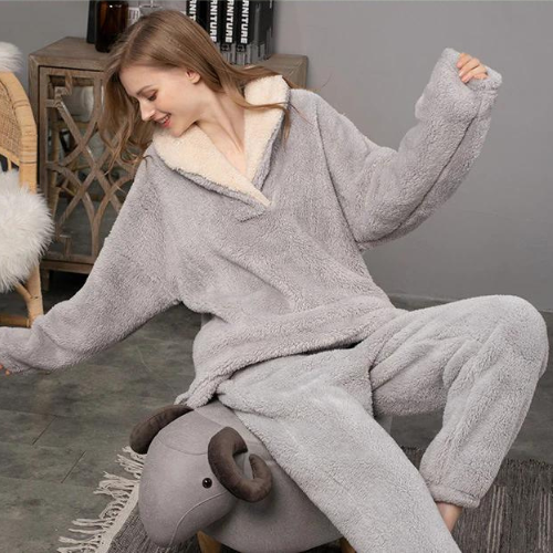 Jess | Ladies fleece pyjama set, Experience pure coziness!