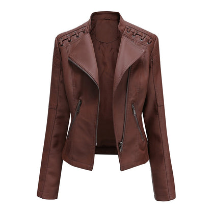 Leather jacket for women