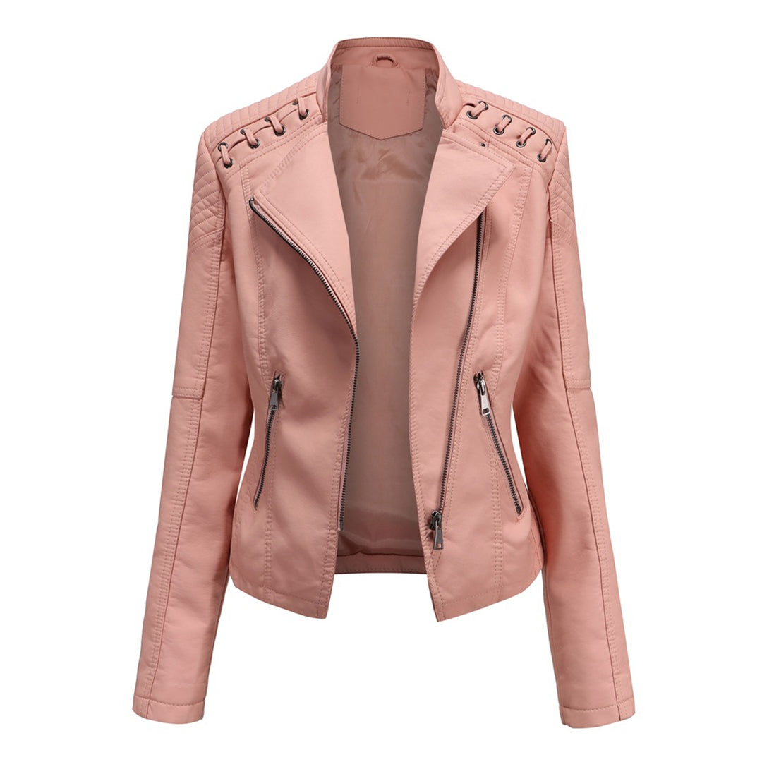 Leather jacket for women