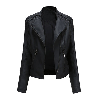 Leather jacket for women