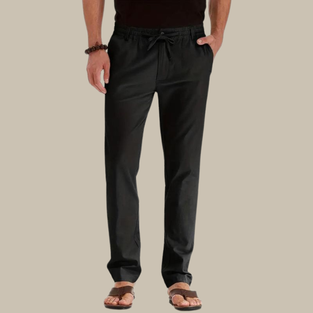 Hugo | Casual summer pants with elastic band