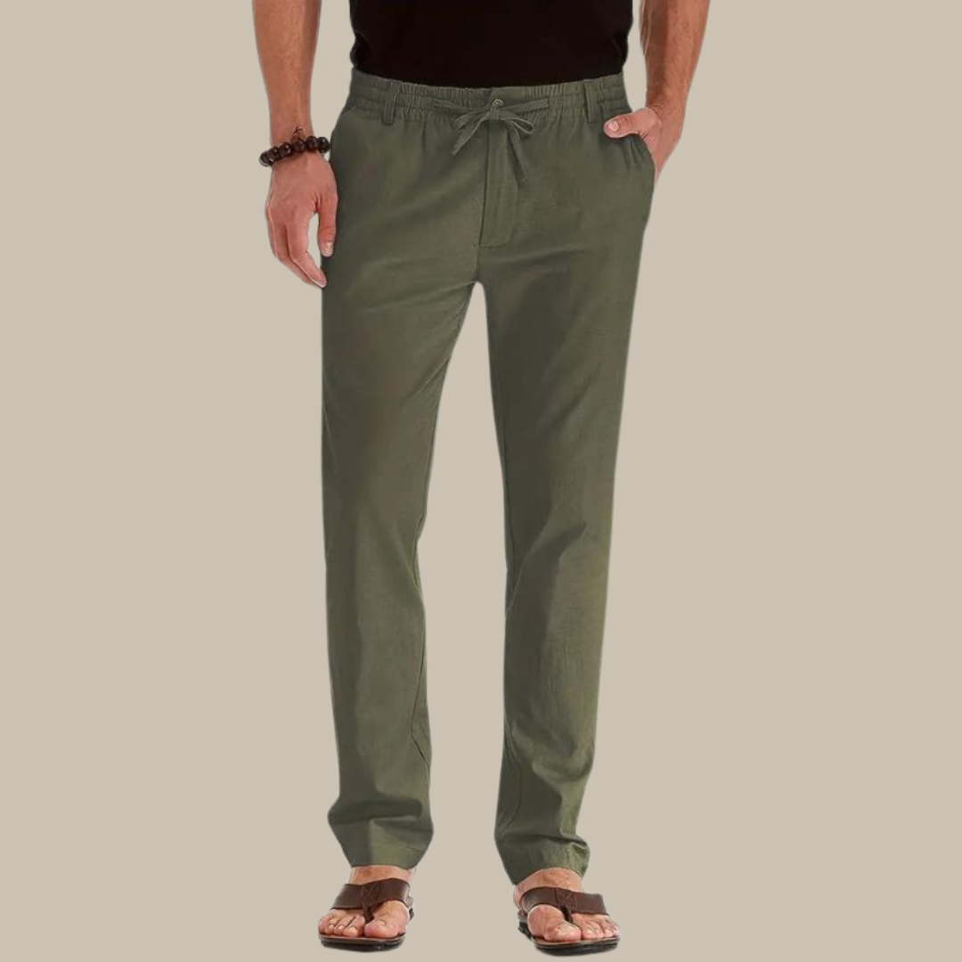 Hugo | Casual summer pants with elastic band