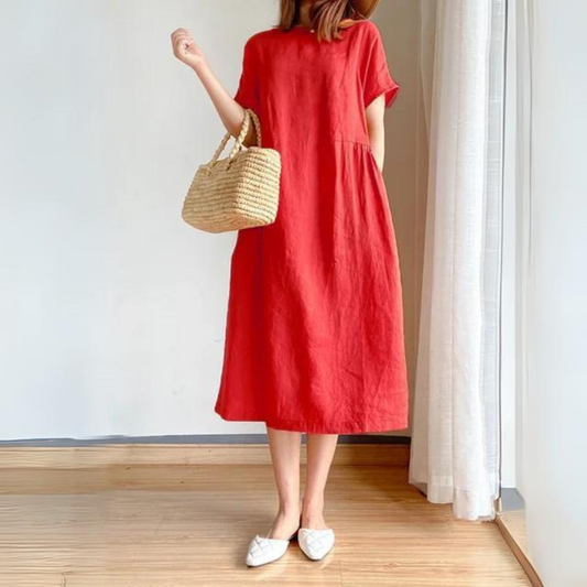 Puck - Cotton Linen Dress