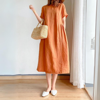 Puck - Cotton Linen Dress