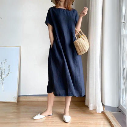 Puck - Cotton Linen Dress