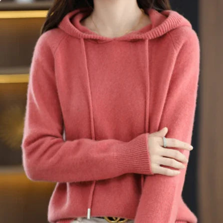 Warm stylish hoodie for ladies