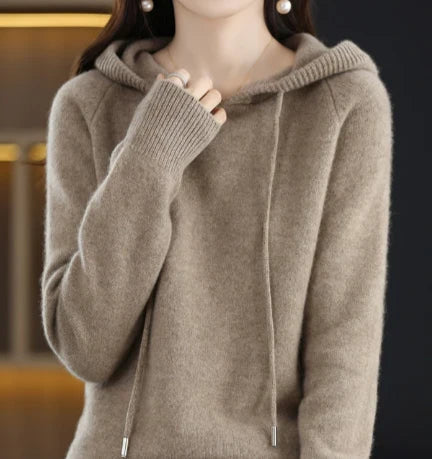 Warm stylish hoodie for ladies