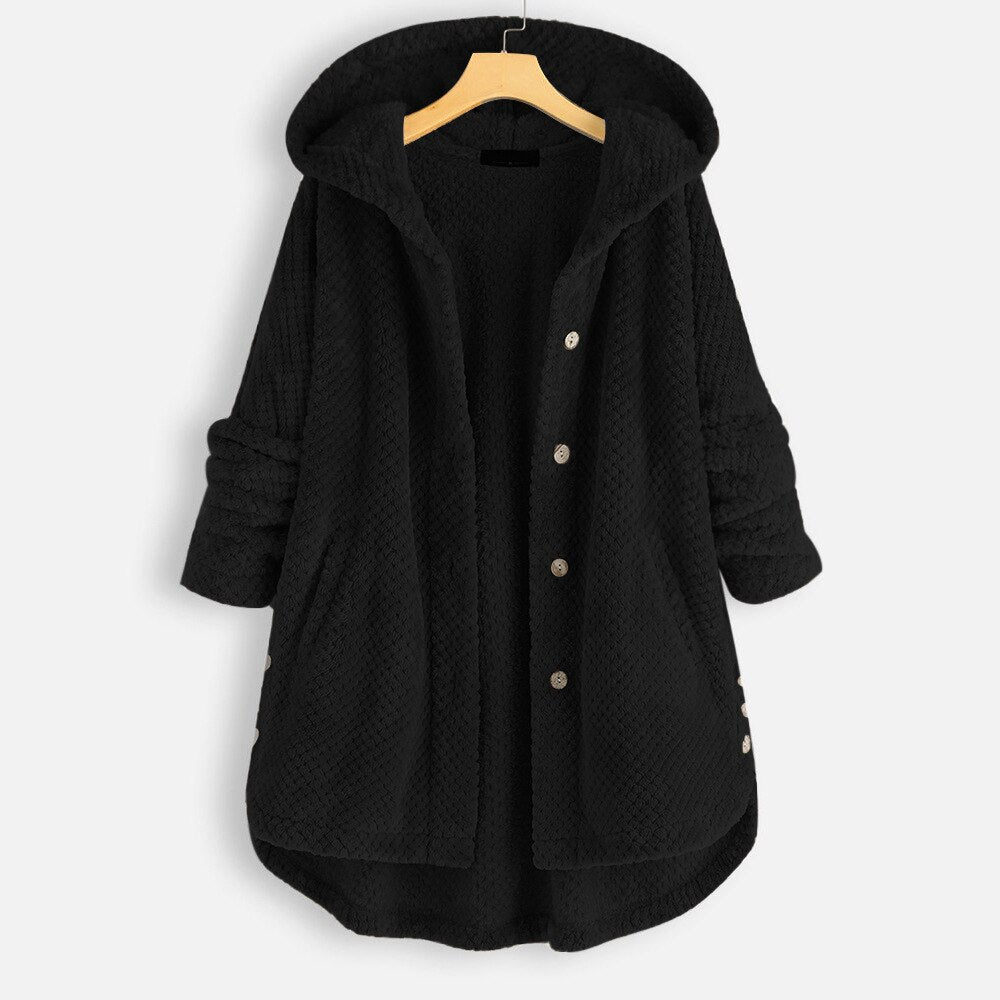 Oversized hooded jacket for women - Arabella