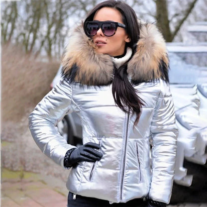 Winter jacket with fur hood - Rana