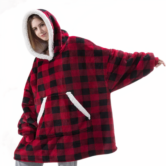 Cuddly blanket hoodie - Regina