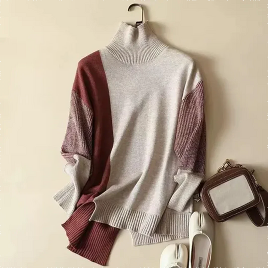 Raemin | Ladies Turtleneck Winter Sweater | Warm