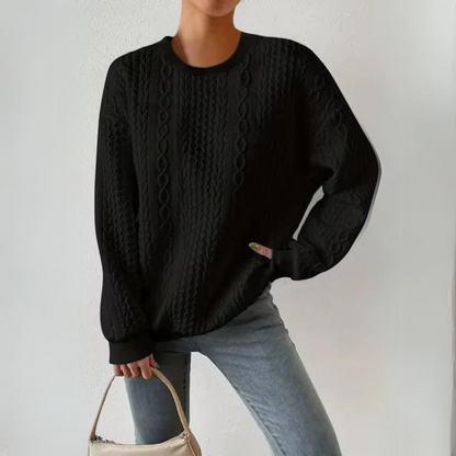 Rafaella - Elegant round neck sweatshirt