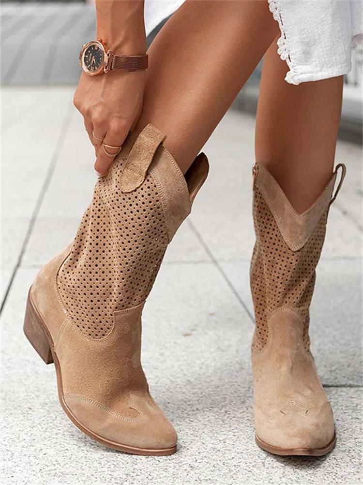 Rona - Sporty Cowboy Boots for Women