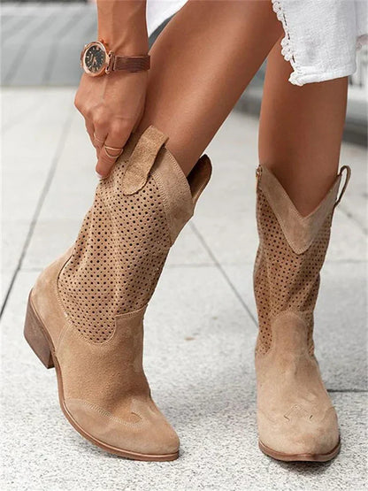 White cowboy boots - jessica