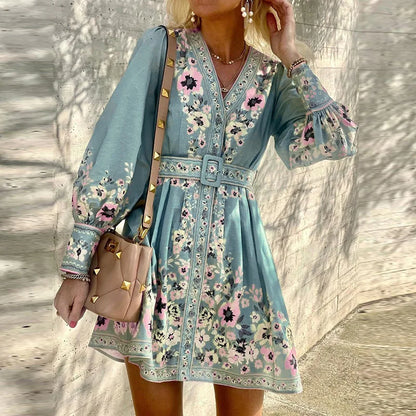 Silvana - Bohemian mini dress