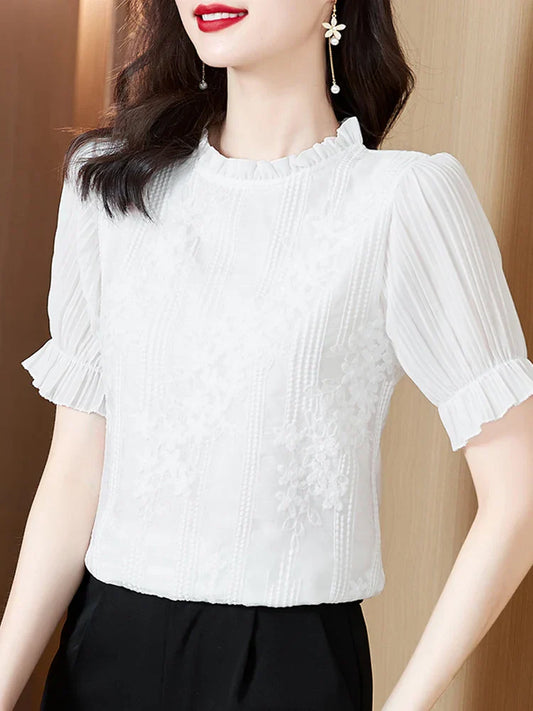 Vyra Blouse | Women's Chiffon Blouse