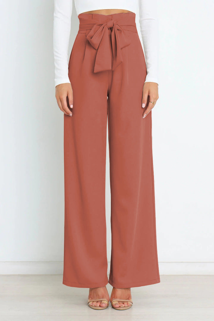 Natalie - Stylish Tie Belt Pants for Women