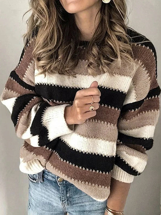 Elegant multicolor sweater for women