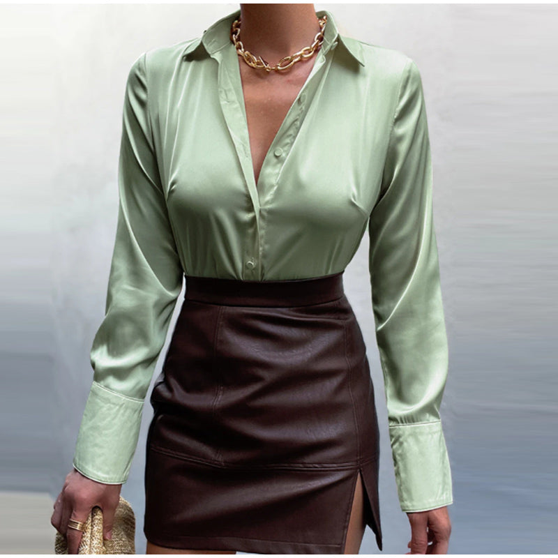 Sammie Satin Blouse | The perfect blouse for any occasion!